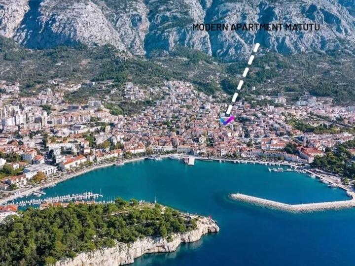 "Modern Apartment Matutu" - Parking Is In The Garage Makarska Esterno foto